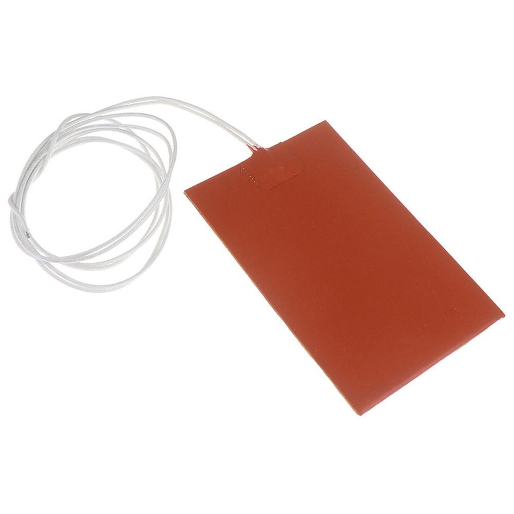 1pc 220V 300W Silicone Heating Pad Flexible Heater Element Electric Heating Film Fast Heating For Engine Oil Tank Industrial