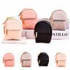 With Keychain Earphone Mini Storage Bag Long Strap PU Small Wallet Key Bag PU Mini Coin Purse  Girl