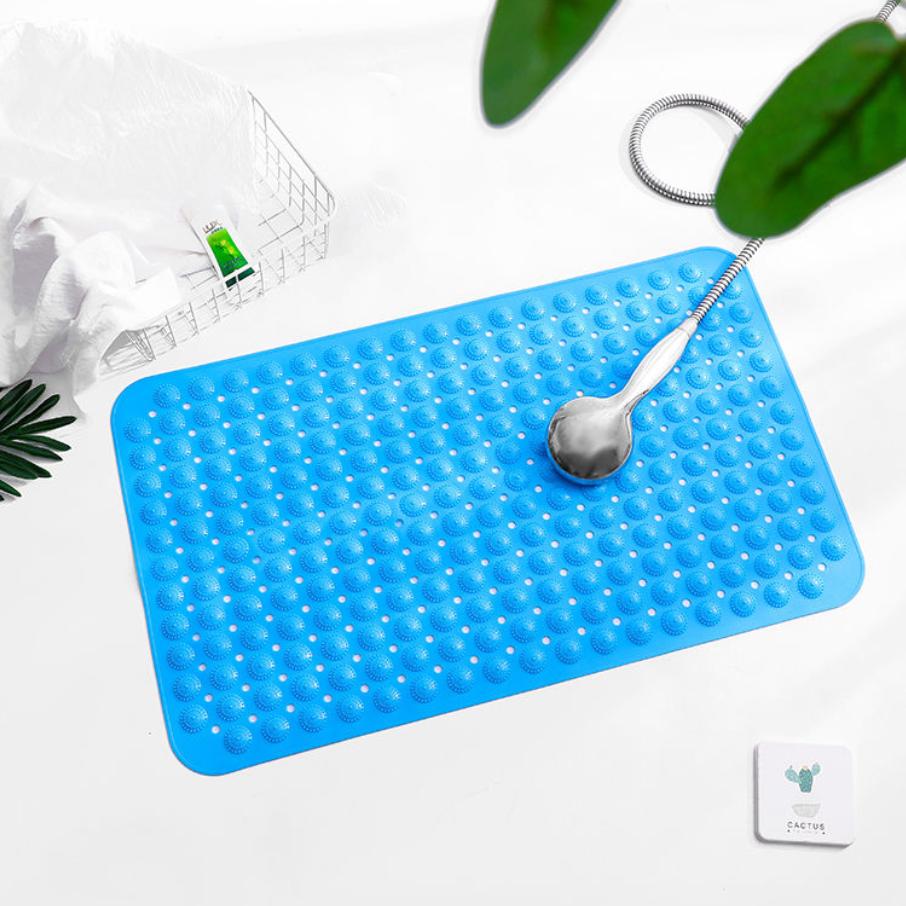 Odorless Bathroom Non-slip Mat Bath Shower Large Suction Cup Massage Foot Pad Sanitary Interval Water Floor Mat