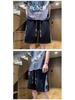Men's Summer Plus Size Waffle Shorts - Breathable, Loose-Fit Basketball Style Mid-Length Pants