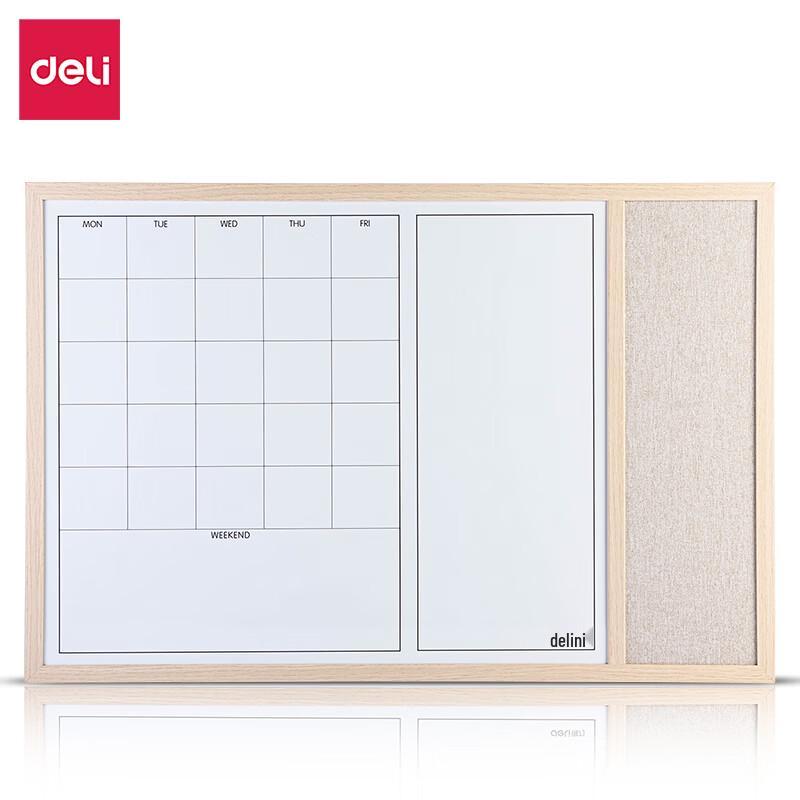 Deli MQ105 Fabric Cork Message Board