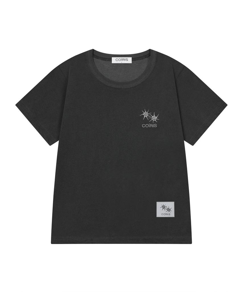 Koiliseu Laura Small Logo Pigment Short Sleeve T-Shirt Unisex (3 Colors)