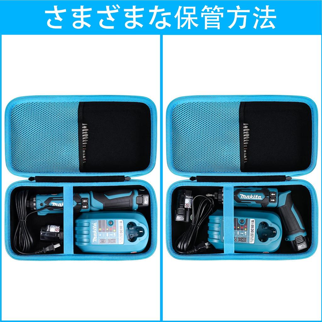 Khanka Storage Case for Makita Pen-Style Impact Drivers TD022DZB/TD021DSHSP/DF012DZB/DF012DZ/TD022DSHXO (Case Only)