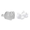 Handmade Sushi Moulds Animal Rice Molds Set Cats Shaped Sushi Molds Convenient Rice Molds Polypropylene Sushi Maker
