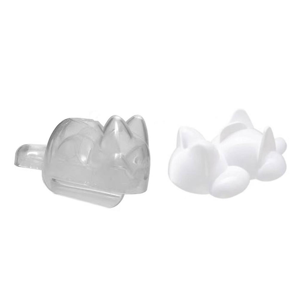 Handmade Sushi Moulds Animal Rice Molds Set Cats Shaped Sushi Molds Convenient Rice Molds Polypropylene Sushi Maker