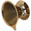 Uinfhyknd Double Wall Stainless Steel Titanium Gold Pour Over Coffee Dripper Filter with Cup Stand and Handle
