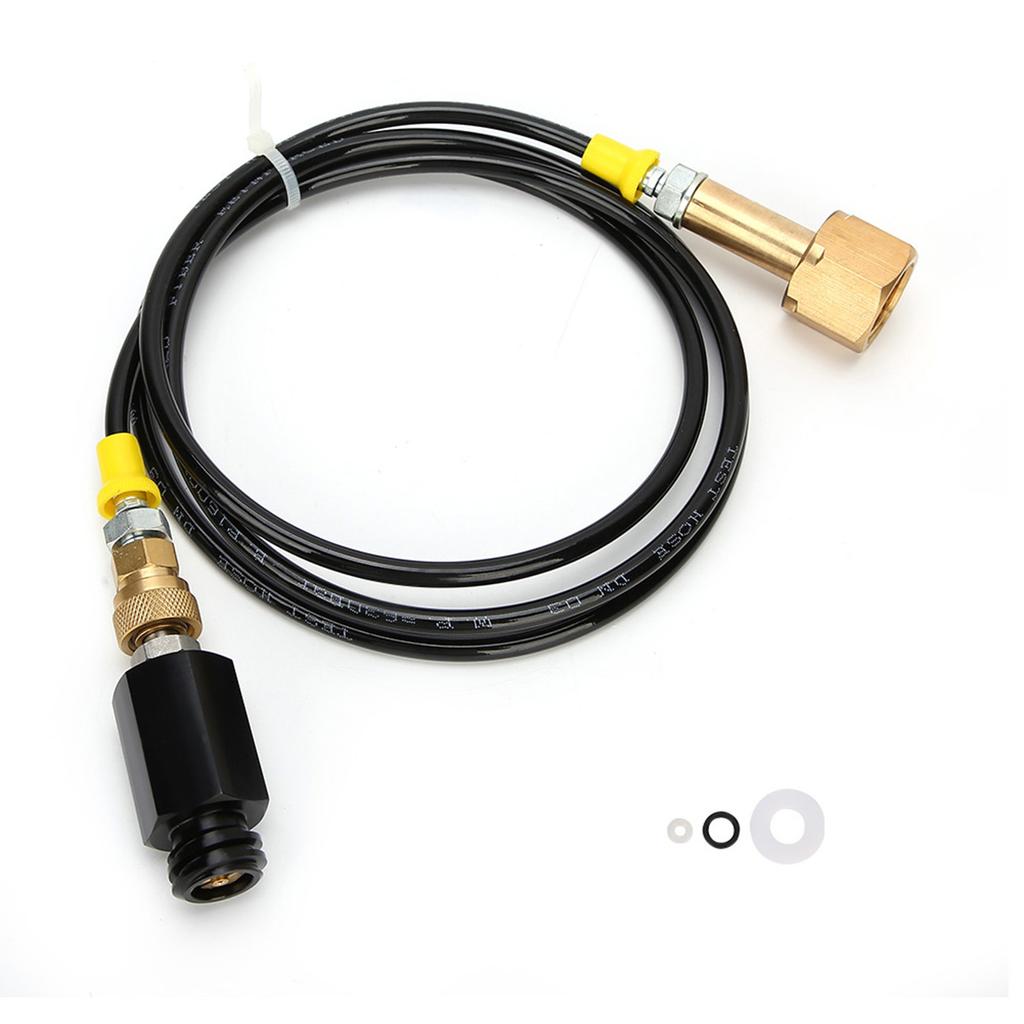 1.7m CGA320 Thread CO2 Soda External Hose Adapter Kit for Kitchen Soda Water Cylinder Bucket