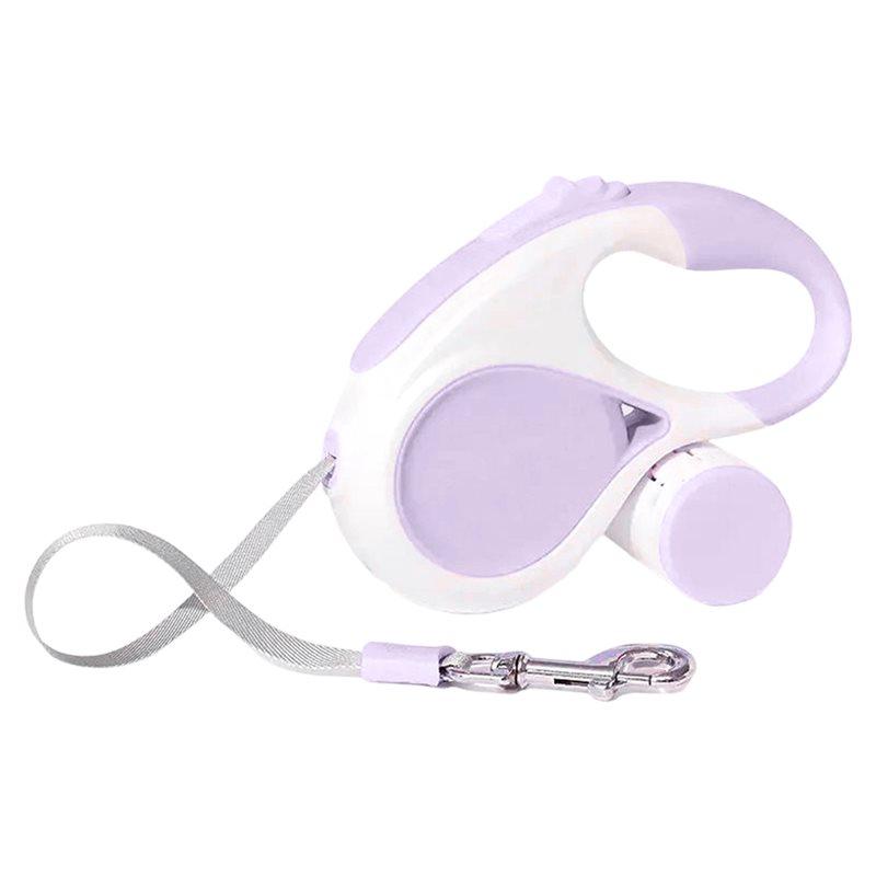 

Тренд 2025 года Поводок для собаки Автоматический выдвижной поводок для собаки Маленькая и средняя собака Поводок для собаки тедди Собачья цепь Товары для питомцев Прогулка фиолетовый