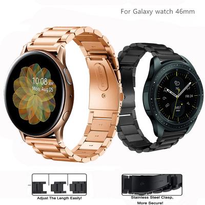 Stainless Steel Band for Samsung Galaxy Watch 46mm Strap Gear S3 Frontier 22mm Metal Bracelet Correa Huawei Watch GT 3 Strap