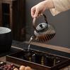 High-Temperature Resistant Pumpkin Glass Tea Set with Striped Design and Tea Infuser
