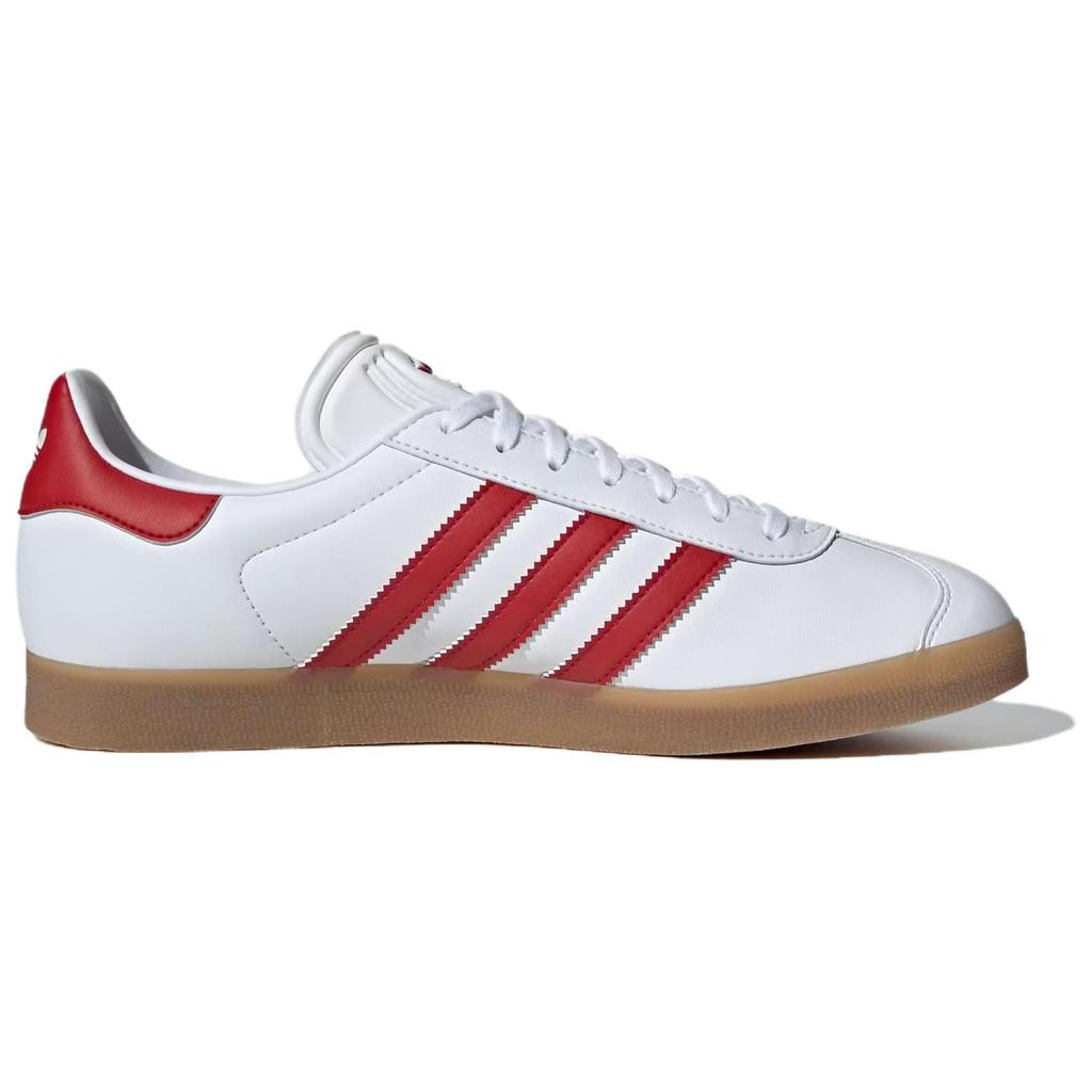 Adidas Gazelle Leather 'White Red Gum' IH0377