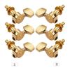 Pack of 6 Guitar String Tuning Pegs Locking Tuners Machine Heads Knobs 3L3R for Acoustic Electric Guitars Replacement