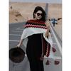 Bohemian Ethnic Style Cape Women Yunnan Tourism Summer Sunscreen Cloak Decoration Retro Cloak Ancient Style Tassels