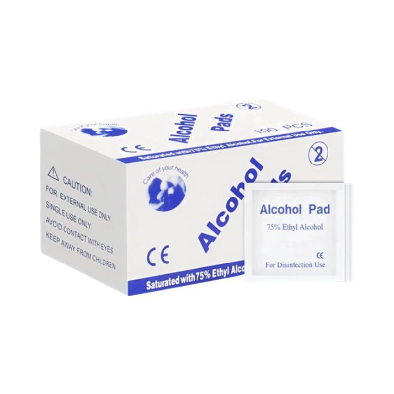 Disposable 75% Alcohol Cotton Pads for Cleaning Jewelry, Nail Art, and Mobile Screens