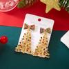 Orecchini Pendenti Albero di Natale Colorati con Fiocco di Strass Orecchino Pendente Albero di Natale Raffinato Gioiello Regalo per Festa per Donne Uomini