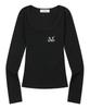 MUCENT Era U-Neck Ribbed Long Sleeve Tee (6 Colors)