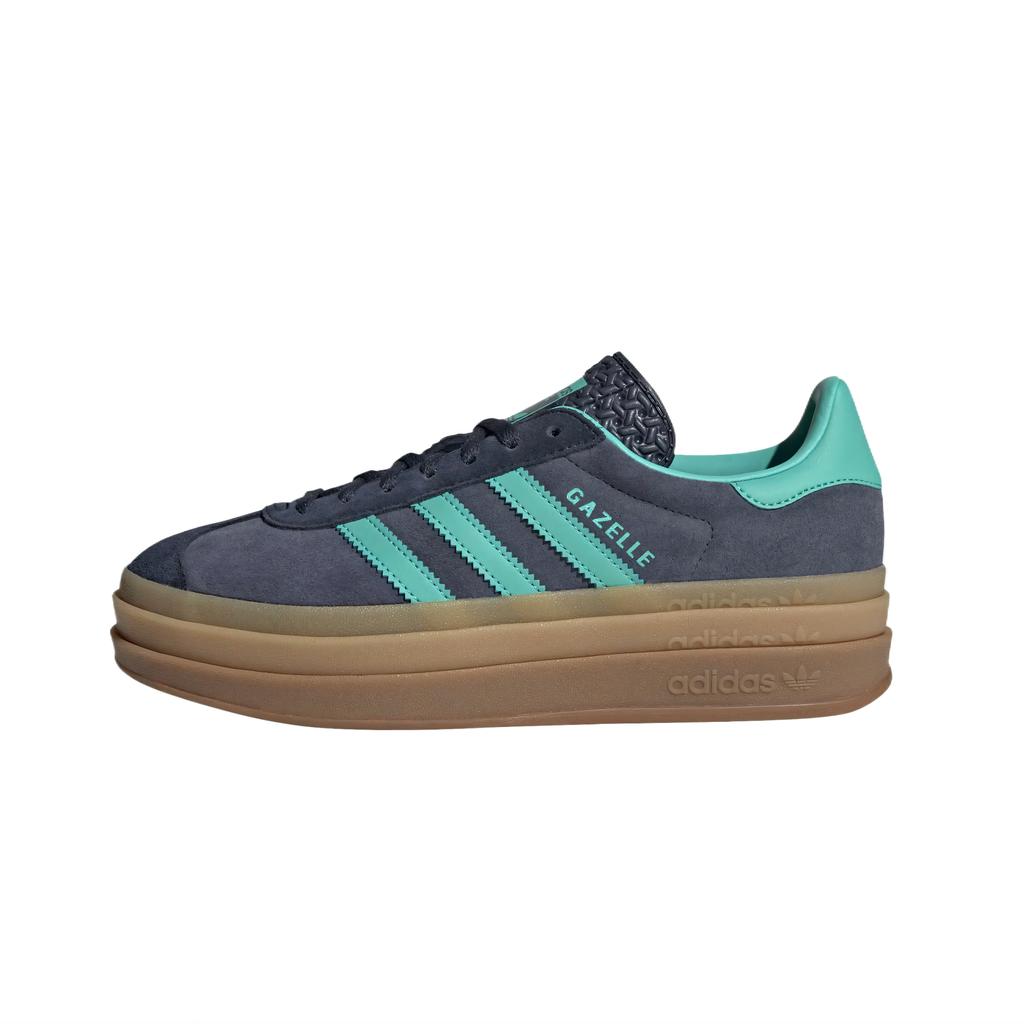 Adidas Gazelle Bold Shadow Navy Acid Mint Women Sneakers Blue Legend-Ink JQ6437