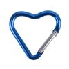 11Pcs Heart-Shaped Aluminum Alloy Carabiner, 44*40mm Love-Themed Clip for Backpacks/Water Bottles, Lightweight  Hanging Buckle, 5kg Load-Bearing