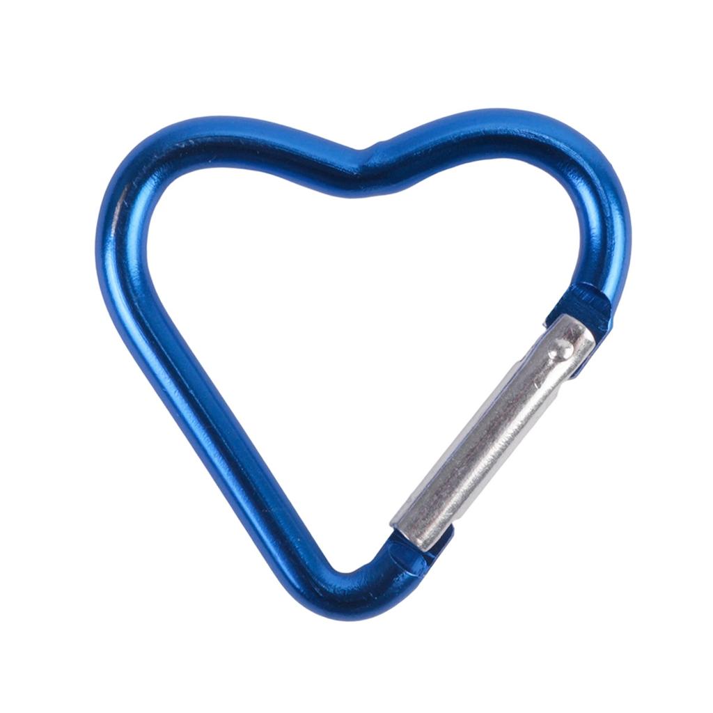 11Pcs Heart-Shaped Aluminum Alloy Carabiner, 44*40mm Love-Themed Clip for Backpacks/Water Bottles, Lightweight  Hanging Buckle, 5kg Load-Bearing