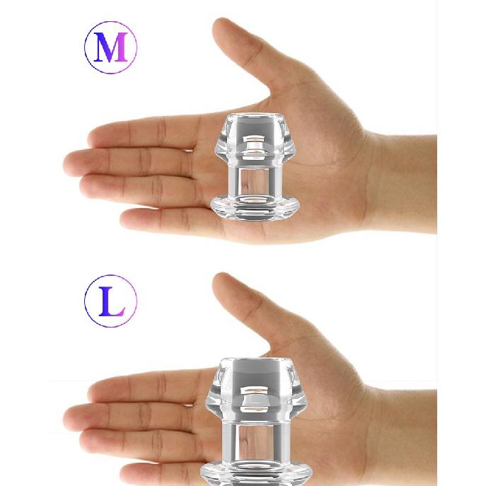 Silicone Hollow Anal Plug With Stopper Speculum Enema Anus Dilator Butt Plug Prostate Massage Bdsm Sex Toys For Woman Men