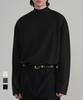 UNTAPPED STUDIO Soft Half Turtleneck Mock Neck Knit T-Shirt 3 Colors