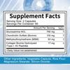 1000mg Glucosamine Chondroitin Supplement, Collagen Support, 120 Capsules