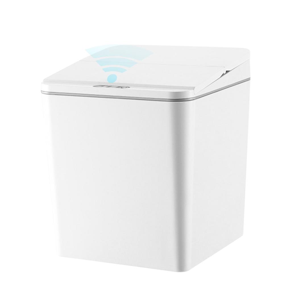 6L Touch Free Trash Cans Smart Induction Trash Bin Automatic Garbage Can Infrared Motion Sensor with Lid for Car