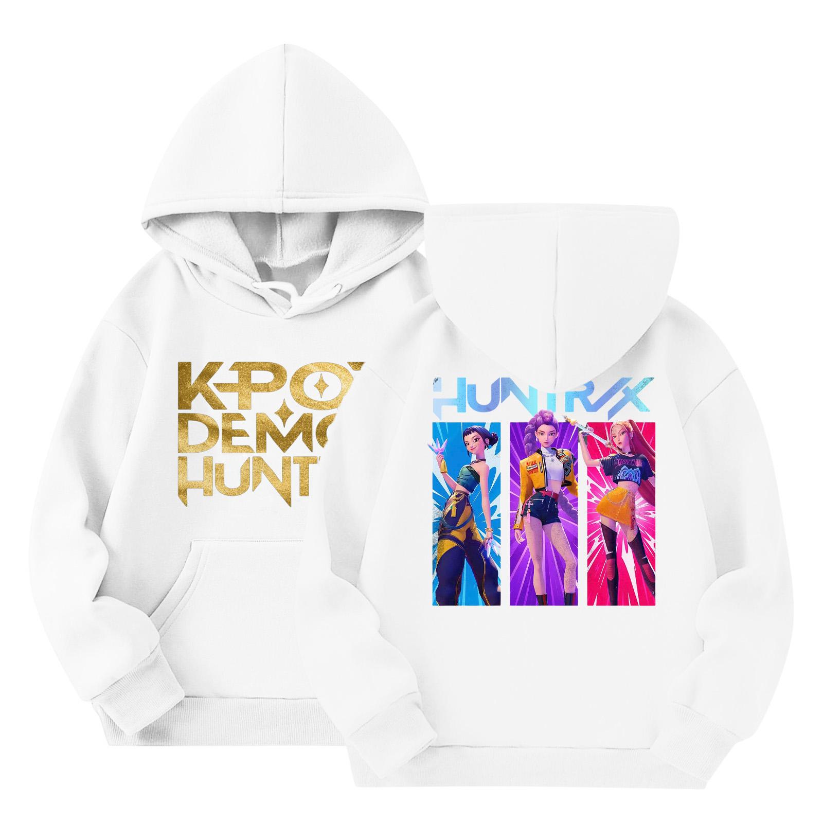 

Детская мода Легкий пуловер с длинным рукавом с карманами Толстовка с принтом 160 белый