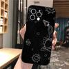 Galaxy Space Moon Star Phone Case For iphone 17 Pro Max Air 16 15 14 13 Pro Max 15 16 Pro 15Plus