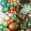 Camouflage Military-Themed Balloon Garland Set for Birthday and Camping Parties
