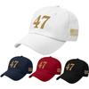 Adjustable Breathable Cotton Baseball Hat with Embroidered Lettering for Men Women and Youth