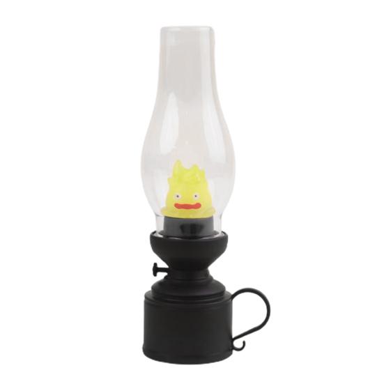Cartoon Anime Flame Decorative Light with Handle Lightweight Portable Moving Castle Kerosene Candle Atmosphere Lamp