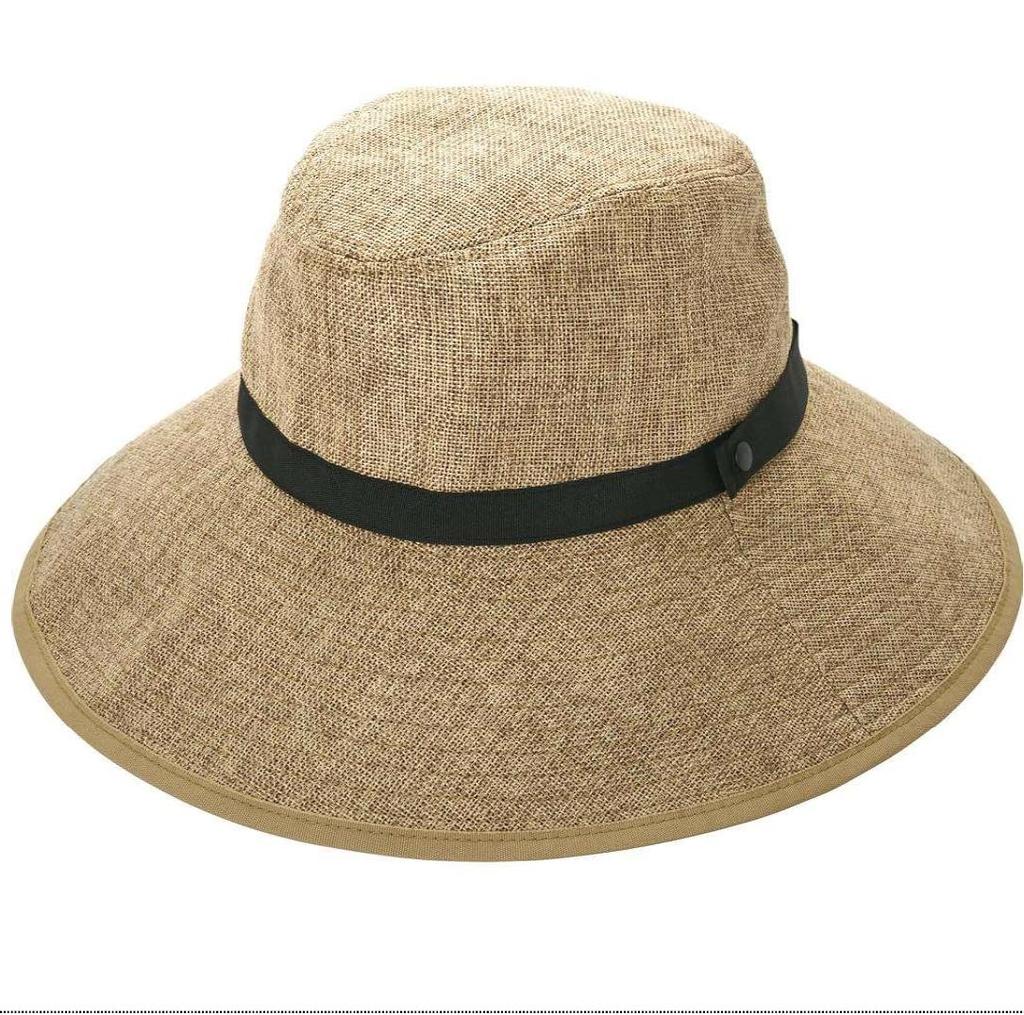 Cogit Precious UV Wide Brim Hiking for a slimming effect and UV Hat, Natural, 99% protection.