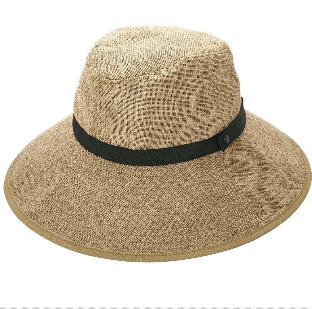 

Cogit Precious UV Шляпа с широкими полями для похода для стройнящего эффекта и защиты от УФ-лучей, Натуральная, защита 99%.