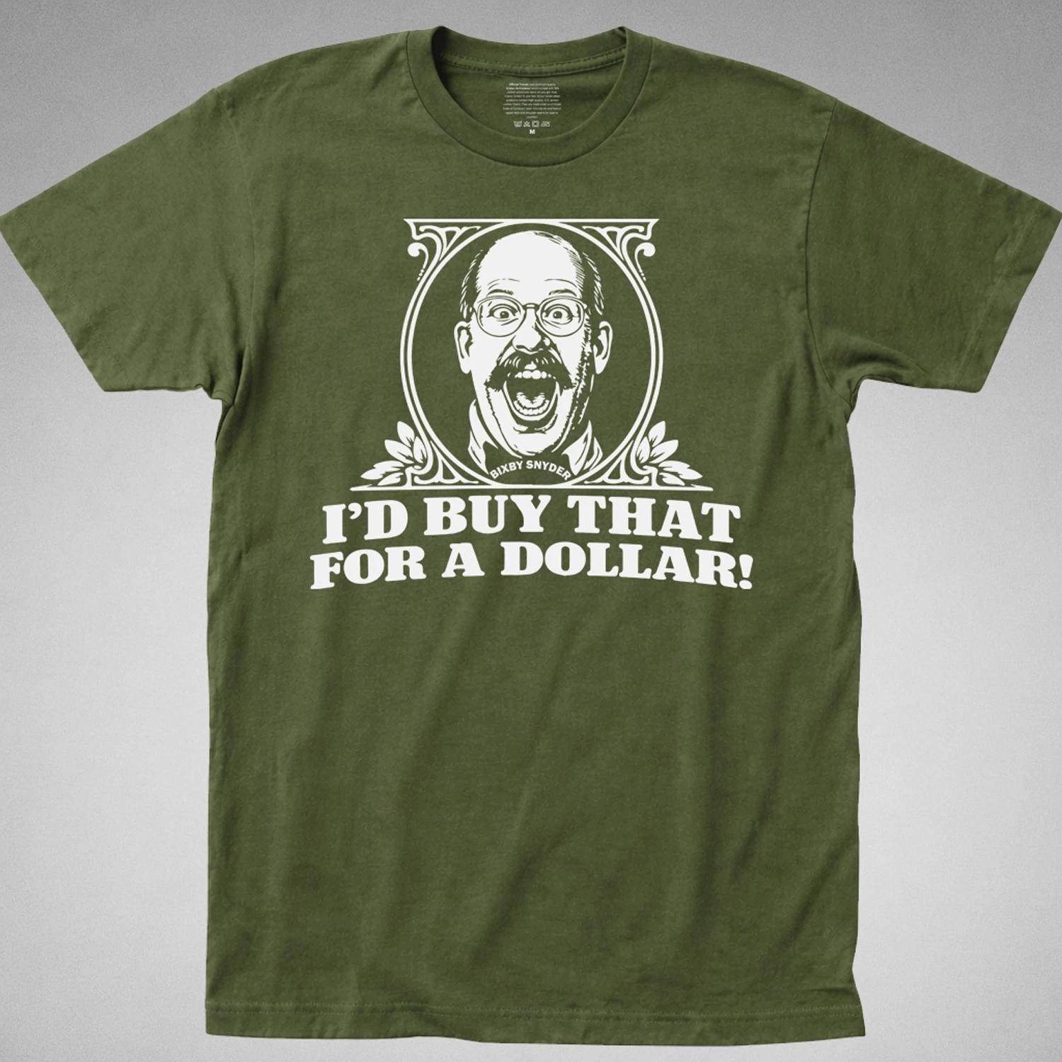 ID BUY THAT FOR A DOLLAR T-Shirt Robocop cop 1988 80s bixby robot ed209 movie XL