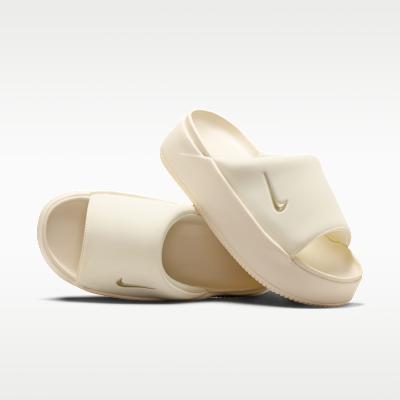 Nike Calm Elevation Slide Slippers Women s Ecru 38