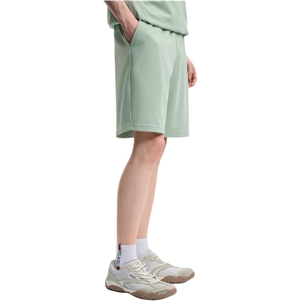 FILA Original Fashion Simple Classic Retro Sports Versatile Comfortable Moisture-Wicking Loose Knit Five-Point Casual Shorts Men shorts F51M629602FGN