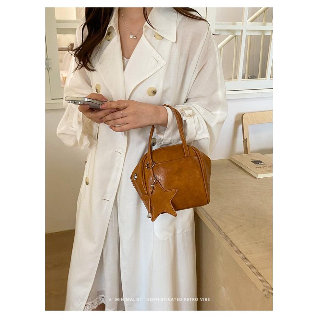 Xeie Thuk Crossbody Bag Women PU Adjustable Strap Daily Casual