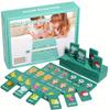 Wooden Dominoes Educational Toys, Suitable For Teenagers, Thinking Skills, And Are A Gift For Children's Entertainment, With Wooden Finish