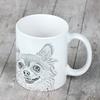 Chihuahua Long-haired - Cup with a Dog, Cute Cup with Graphics, a Gift with Your Photo from the Art-Dog Brand