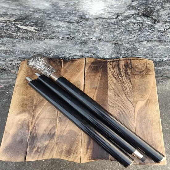 Messingkopf Griffstil Designer Viktorianischer Holzspazierstock Schaft Stock Geschenk