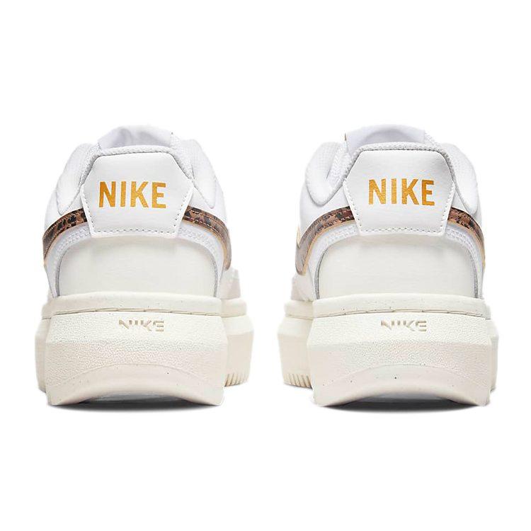 Nike Court Vision Alta Low Bianco Osso Chiaro Vela Marrone Archeologico Donna DO2791-100