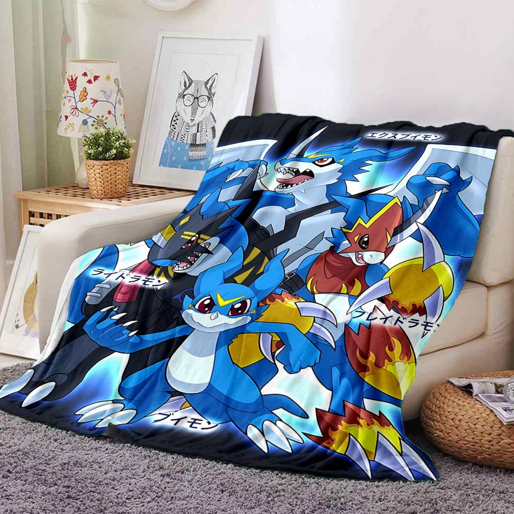 1pc Dragon Battle Heroic Quest Flannel Blanket,Ultra Soft Warm Plush Throw for Home Bedroom Bed Sofa Cover Camping Picnic gift Y72419