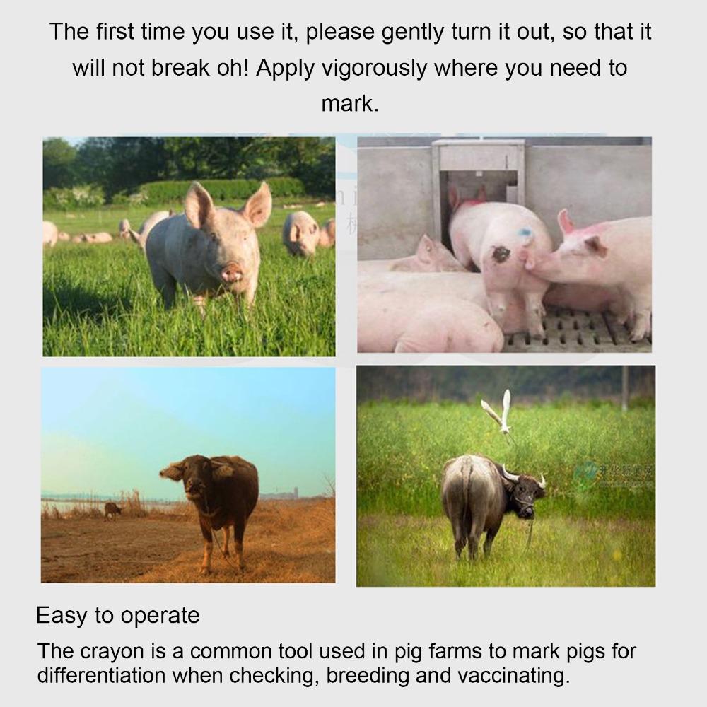 24Pcs Wax Livestock Marker ABS Farming Marking Accessories Livestock Industry Use