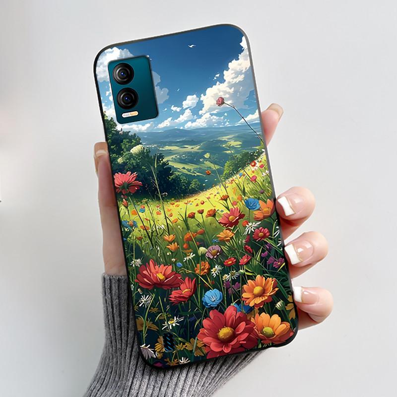 

Casing For BLU View Speed 5G Phone Case B1550VL Aesthetic Luxury Cute Cool Boys Girls Black Matte Soft Silicone Back Shell Cover BLU View Speed 5G