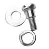 2 Pcs Scooter Rear Wheel Fixed Bolt Screw Metal Fixed Screw Replacement for Xiaomi M365/PRO Electric Scooter Parts Accessories
