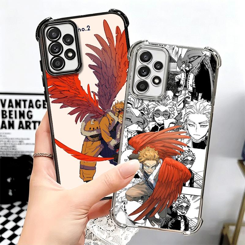 MHA My Hero Hawks Weiche Handyhülle für Samsung A17 A27 A07 A37 A57 A16 A56 A15 A55 A14 A54 A13 A53 A26 A36 A25 A35 A24 A34 A23 A3