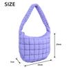 Quilted Cloud Bag Folded Bubble Cotton Rhombus Portable Underarm Bag Premium Personality Design Fashion Shoulder Bag