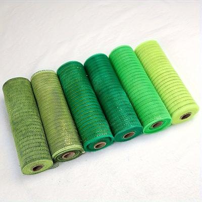 Vielseitige Glitzer-Netzbandrolle - 10 Yards x 10 Zoll für DIY Weihnachtsbaumschmuck, Geschenkverpackung und Feiertagsbasteln