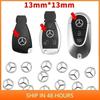 13mm Car Remote Key Sticker Emblem Decal For Mercedes Benz AMG W211 W212 W166 W167 W117 W247 W176 W204 W203 W205 W140 X253 W210 HH65